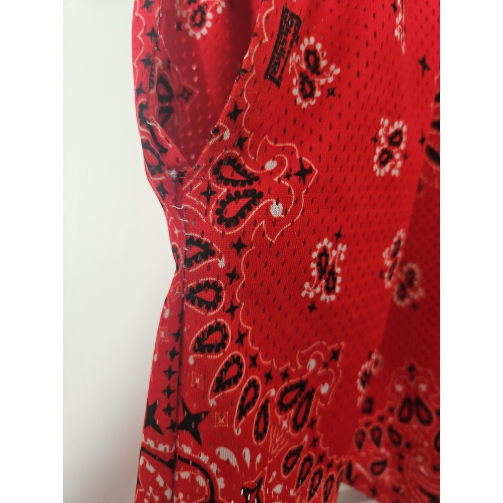 Bravest Studios Red Paisley Athletic Shorts - Picture 12 of 12